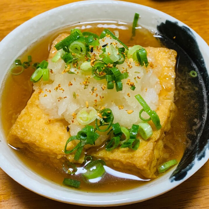 レンジで超簡単なもう一品!厚揚げみぞれがけ